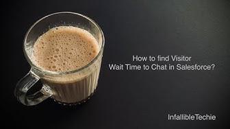 'Video thumbnail for Find Visitor Wait Time to Chat in Salesforce'
